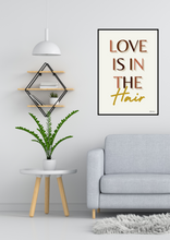 Carica l'immagine nel visualizzatore di Gallery, Afro Hair Quote Wall Art - HAIR LOVE